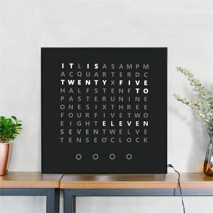 led word clock wall clock
